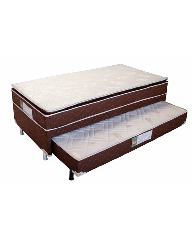 Bicama Solteirão com Molas Ensacadas - Com Pillow Top