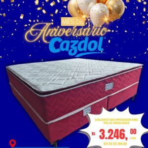 Conjunto Box Imperador [KING] - Molas Ensacadas