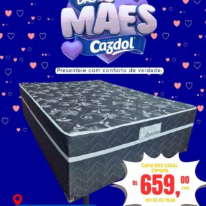 Cojunto Box Uniflex Glamour [CASAL] - Espuma D28
