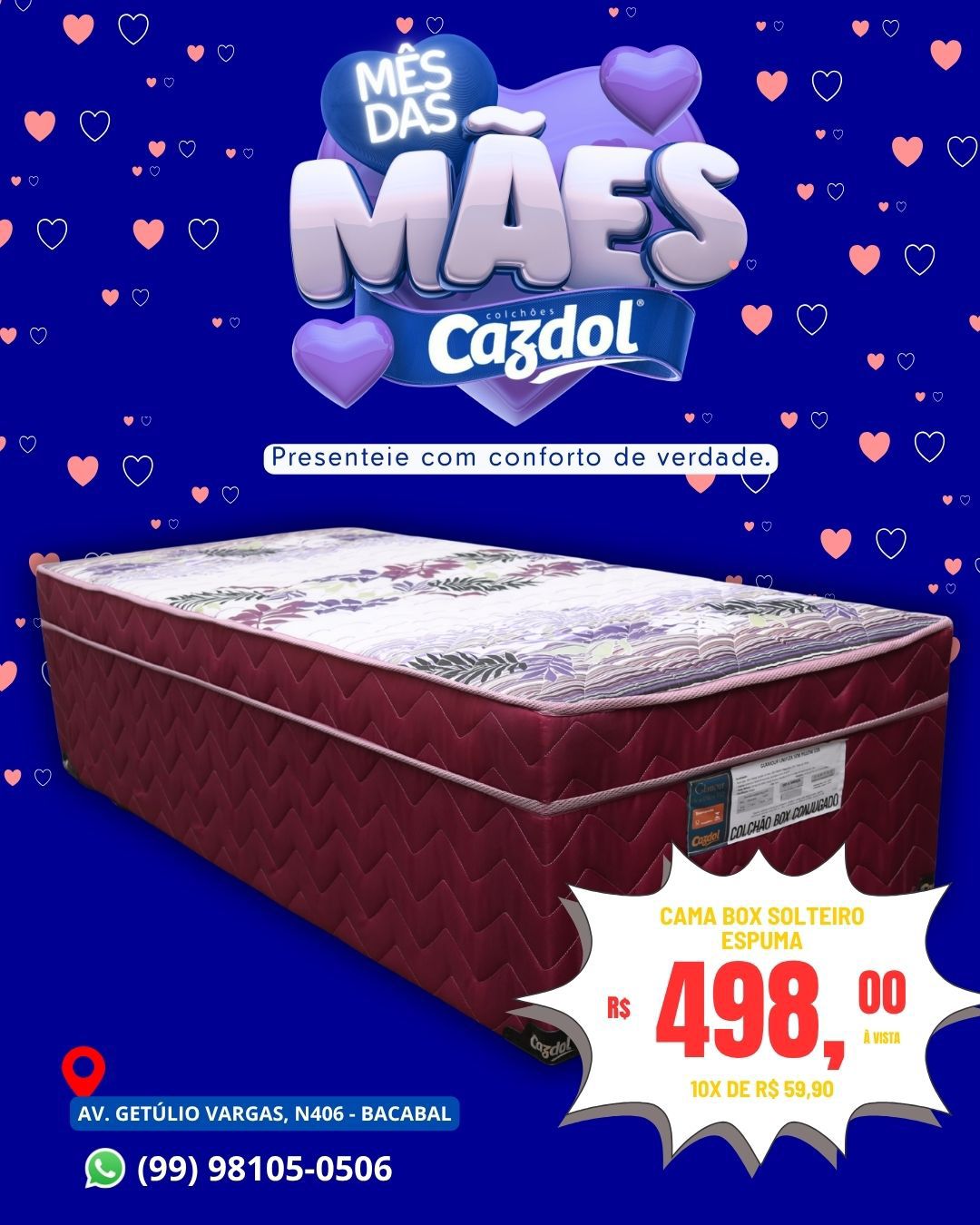 Conjugado Box [SOLTEIRO] - Uniflex Glamour D28