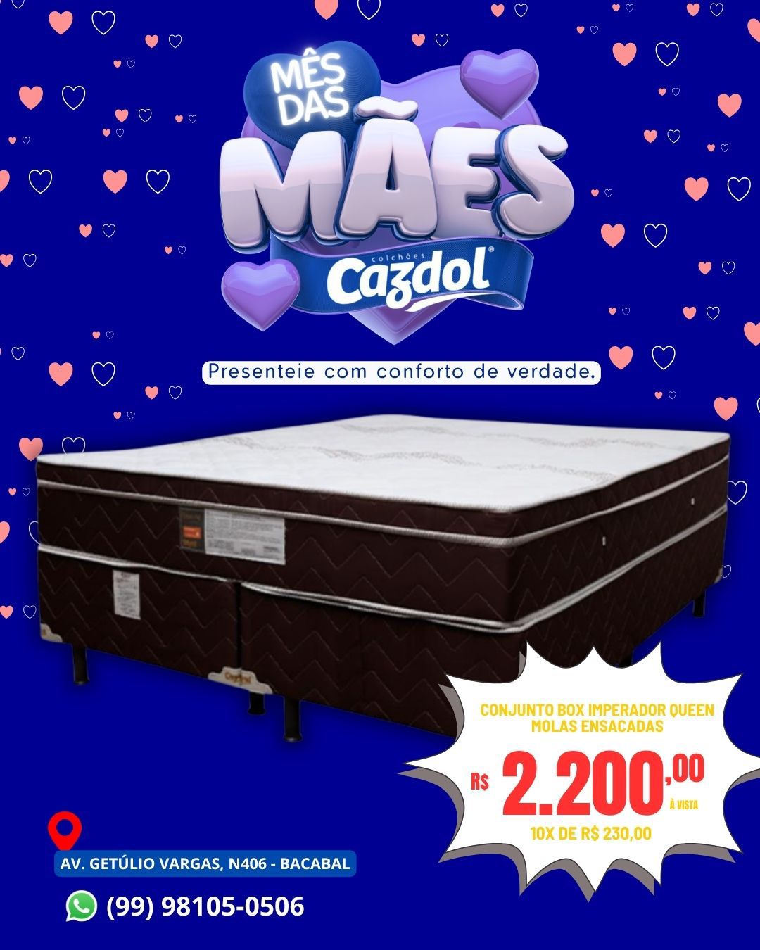 Uniflex Titan Molas Ensacadas [QUEEN] - Com Pillow Top